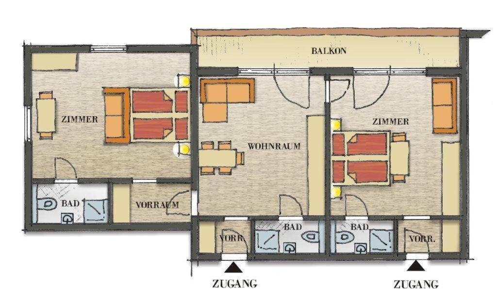 Apartament Haus Pregenzer Fiss Zewnętrze zdjęcie